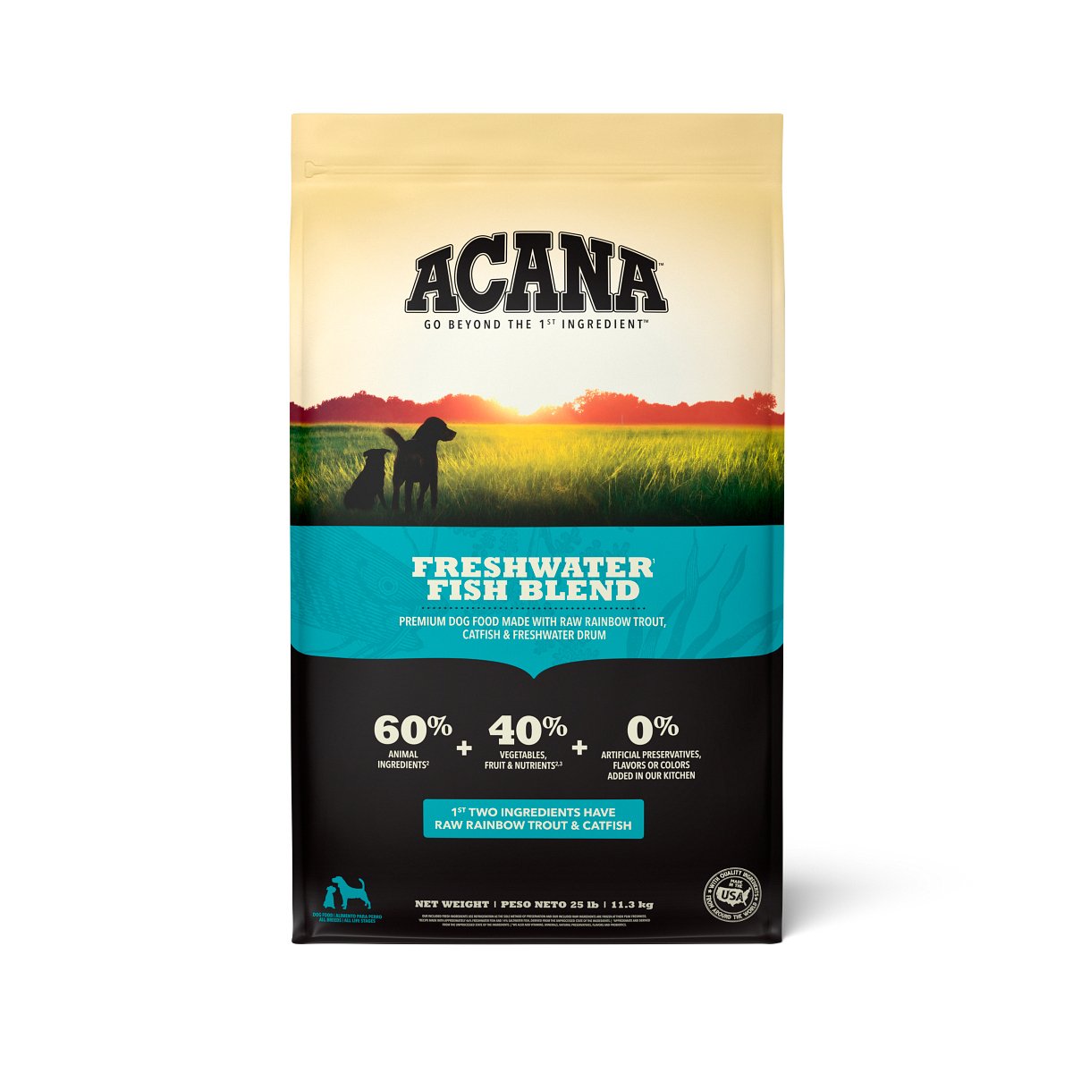 Acana Freshwater Fish 11.3 kg — Receta de pescado para todas las etapas