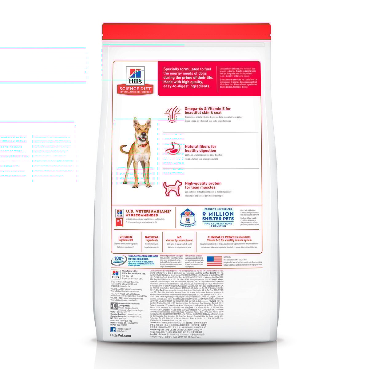 Hill's Science Diet Medium Breed 20.4 kg — Receta Pollo