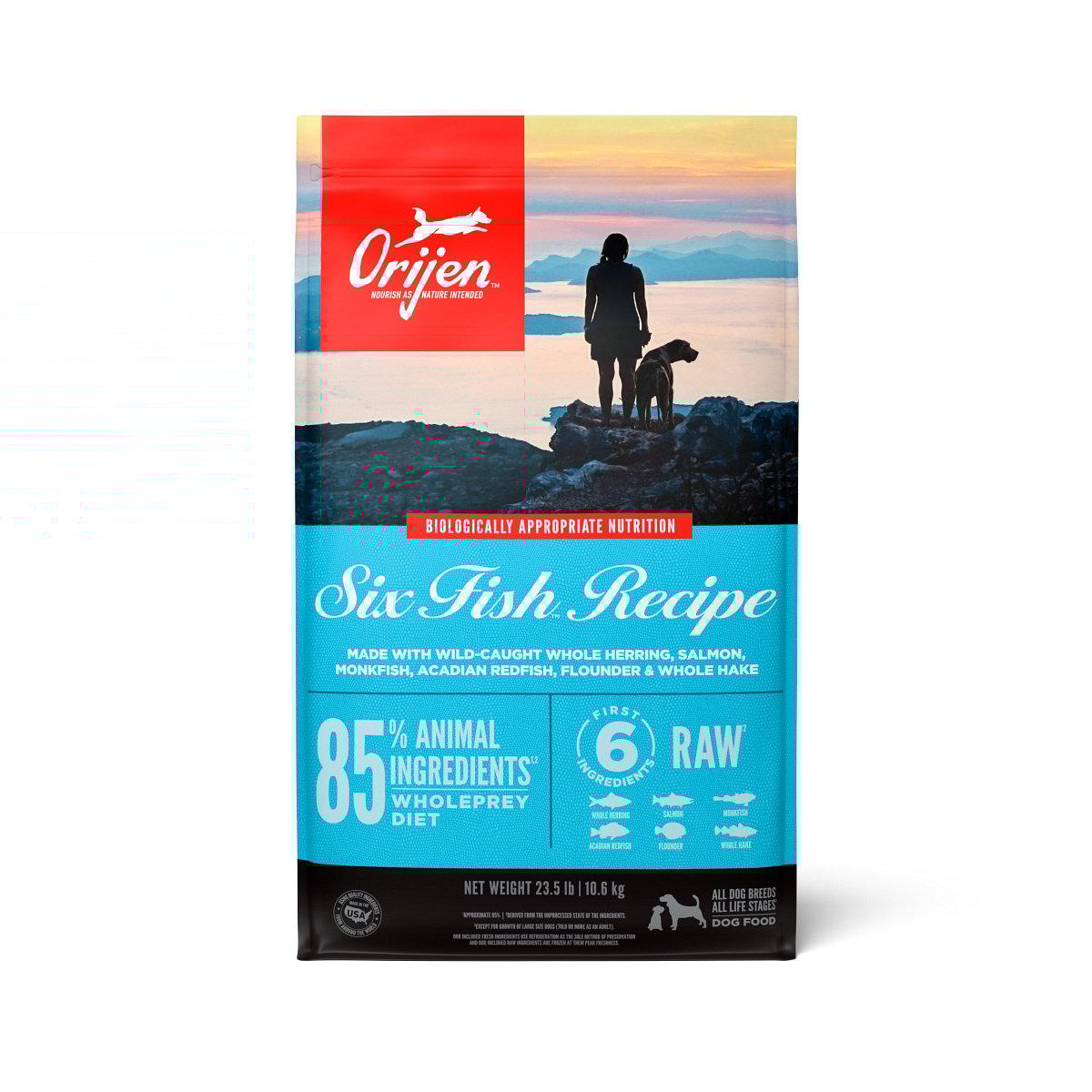 Orijen Six Fish 10.6 kg — Receta Pescado